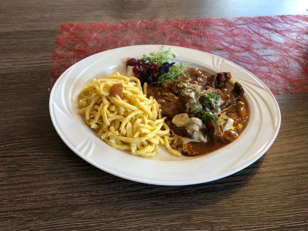 Hotel Cafe Waldeck Wuestenrot Екстер'єр фото